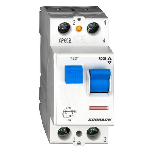 Residual current circuit breaker 40A, 2-pole, 300mA, type AC image 1