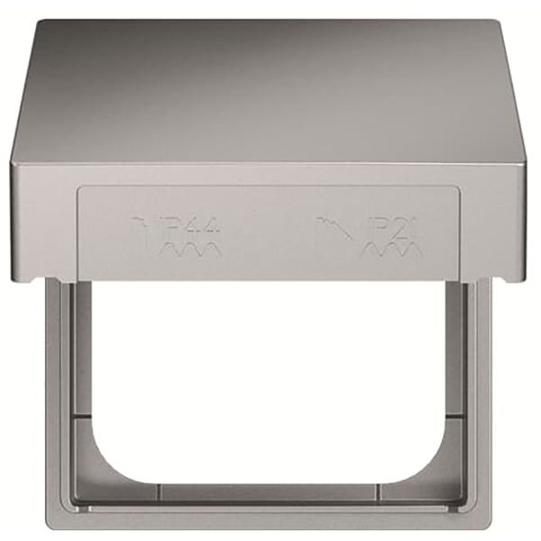 2518-WD-83 Cover Frame future®, Busch-axcent® Aluminium silver image 1