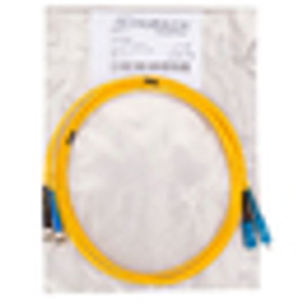 FO Patchcord Duplex ST/SC, 9/125æm OS2, LS0H-3, yellow, 2.0m image 6