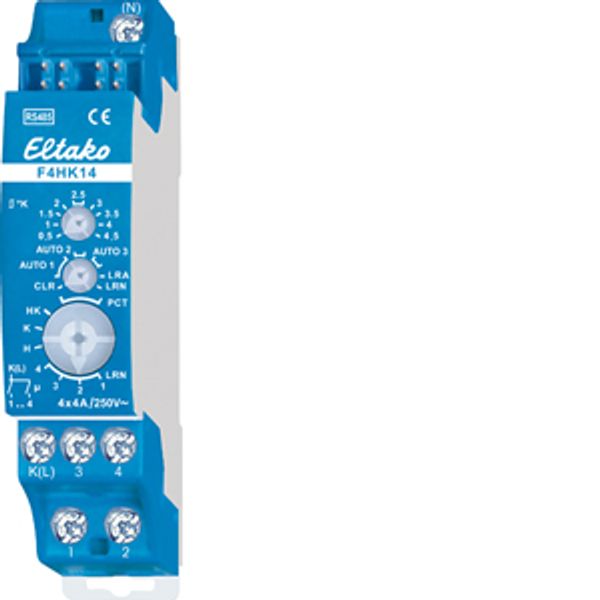 RS485 bus actuator 4-channel heating/cooling relay image 1