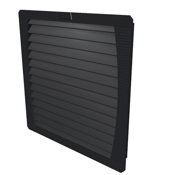 Exhaust filter (cabinet), IP55, black, EMC version: No image 1