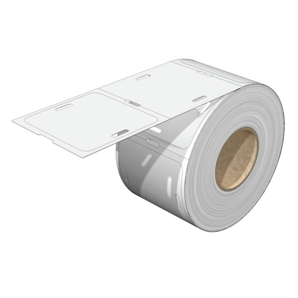 Device marking, 55 mm, Polypropylene, white image 1