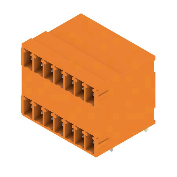 PCB plug-in connector (board connection), 3.81 mm, Number of poles: 14 image 2