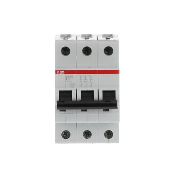 S203L-C6 Miniature Circuit Breaker - 3P - C - 6 A image 1