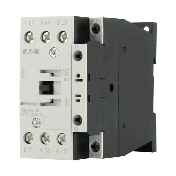 Contactor, 3 pole, 380 V 400 V 11 kW, 1 N/O, RDC 130: 110 - 130 V DC, DC operation, Screw terminals image 9