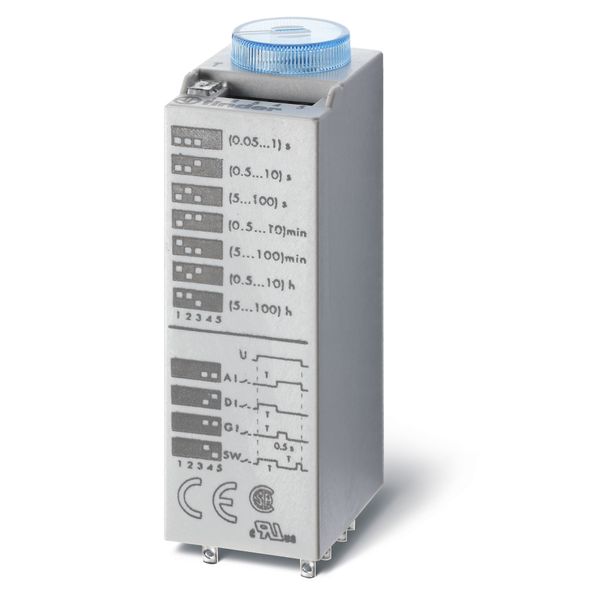 Miniature plug-in timer 4-functions 4CO 7A/230-240VAC/for sockets S55 (85.04.8.240.0000) image 3