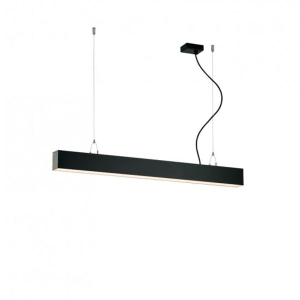 Linear Suspended L860 4000K Black Dim. Station Ult image 1