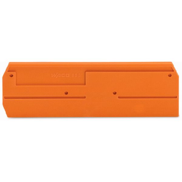 End and intermediate plate 2.5 mm thick orange image 3