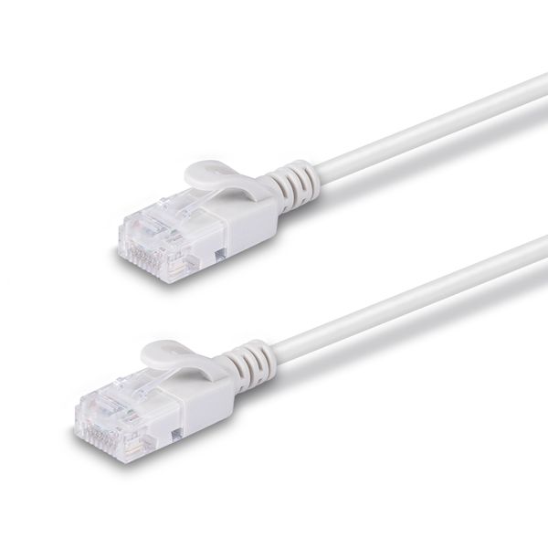 3m Cat.6A U/UTP LSZH Ultra Slim Network Cable, Grey RJ45, M/M, 500MHz, Copper, 28AWG image 1