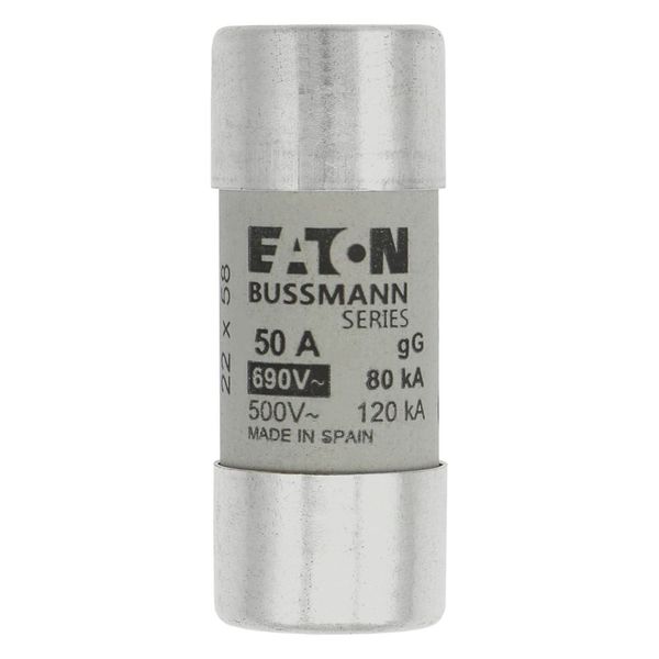 Fuse-link, LV, 50 A, AC 690 V, 22 x 58 mm, gL/gG, IEC image 4