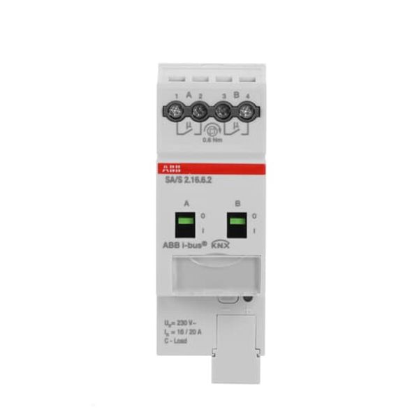 SA/S2.16.6.2 Switch Actuator, 2-fold, 16 A, C-Load, Energy Function, MDRC image 6