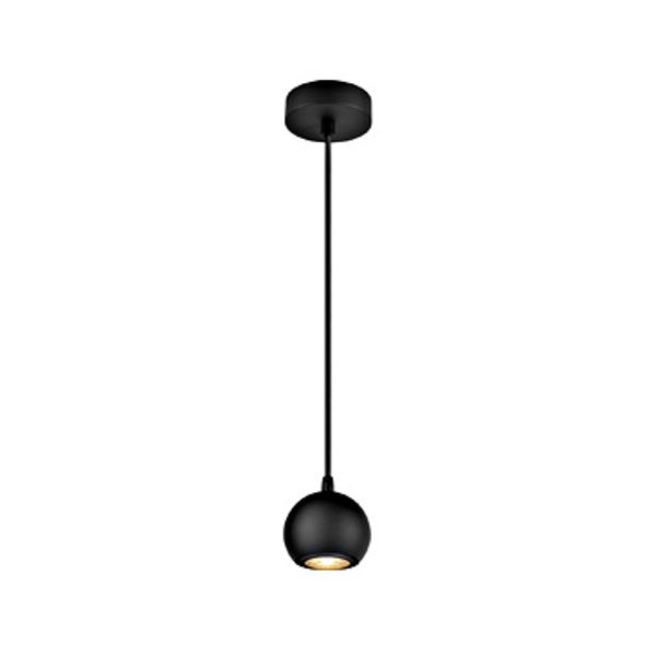 LIGHT EYE90 pendant lamp GU10 1x max. 6W matt black image 1