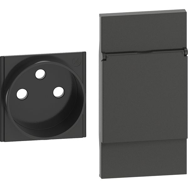 L.NOW -  FR/BEL FLAP SOCKET 2M BLACK image 1