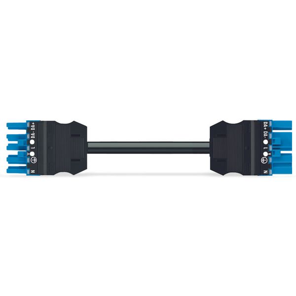 pre-assembled interconnecting cable;Eca;Socket/plug;blue image 3