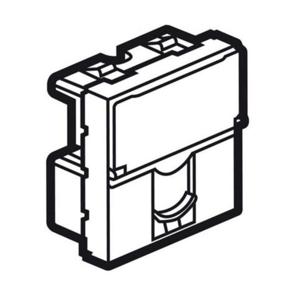 Arteor™ - Telephone socket - for British Telecom - single master - 2 mod - Magnesium image 1