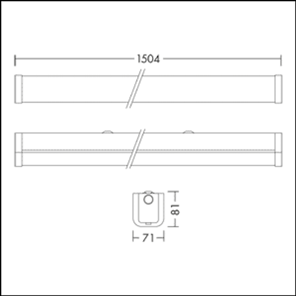 IP40 LED batten image 8