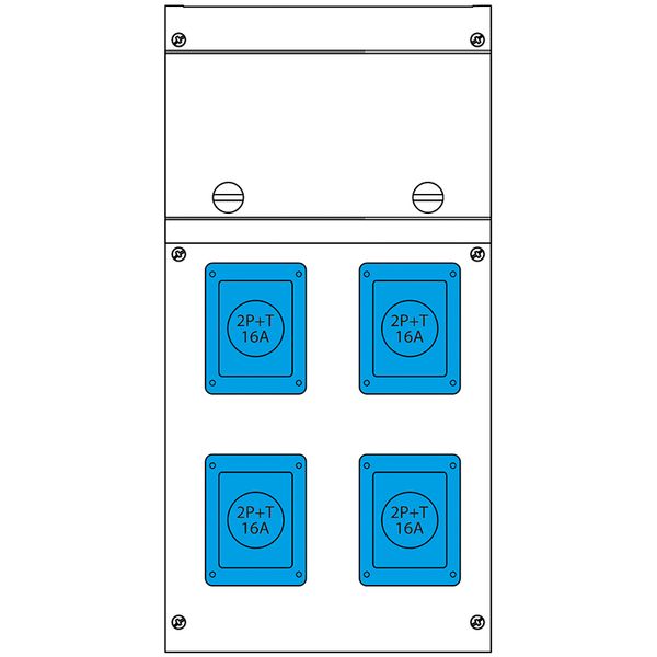 FLUSH-MNT.SOCKET 63A 3P+N+E 6h IP44/IP54 image 8