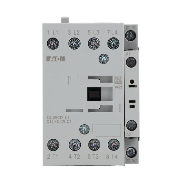 Contactor, 4 pole, 32 A, 1 NC, 110 V 50 Hz, 120 V 60 Hz, AC operation image 10