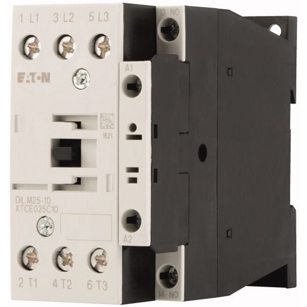 Contactor, 3 pole, 380 V 400 V 11 kW, 1 N/O, 380 V 50/60 Hz, AC operation, Screw terminals image 3