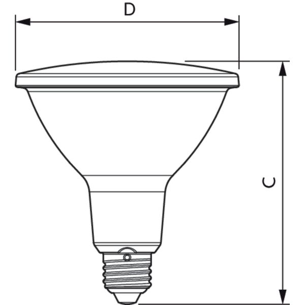 MAS LEDspot VLE D 13-100W 927 PAR38 25D image 2