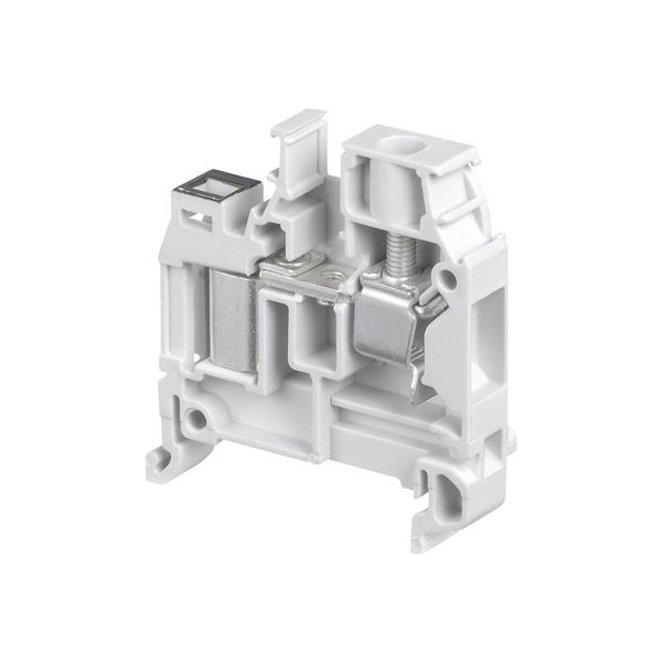 D6/8,ADO,4, TERMINAL BLOCK, FEED THROUGH ADO, SCREW CLAMP, GREY, 8X45X41MM image 1