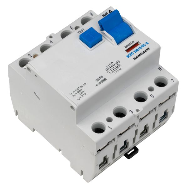 Residual current circuit breaker, 100A, 4-p, 100mA, type A image 6