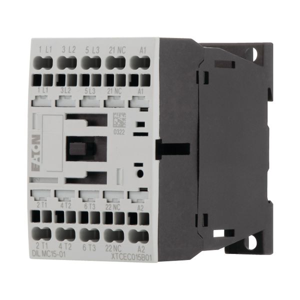Contactor, 3 pole, 380 V 400 V 7.5 kW, 1 NC, 24 V DC, DC operation, Spring-loaded terminals image 6