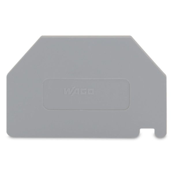 Separator plate 2 mm thick oversized gray image 1