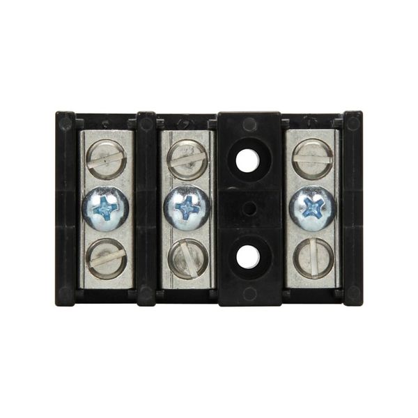 Terminal block, low voltage, 115 A, AC 600 V, DC 600 V, 3P, UL, CSA image 1