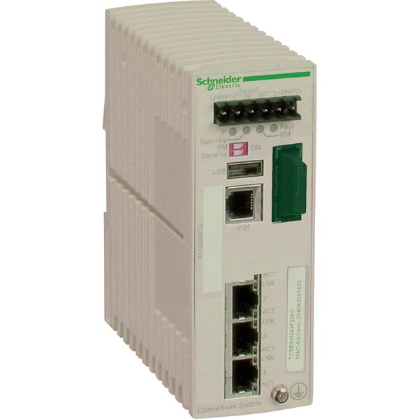 Fiber optic adaptor for TCSESM switches - 1000BASE-SX, multimode image 1