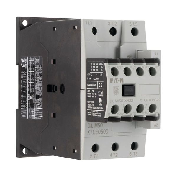 Contactor, 380 V 400 V 22 kW, 2 N/O, 2 NC, 230 V 50/60 Hz, AC operation, Screw terminals image 16