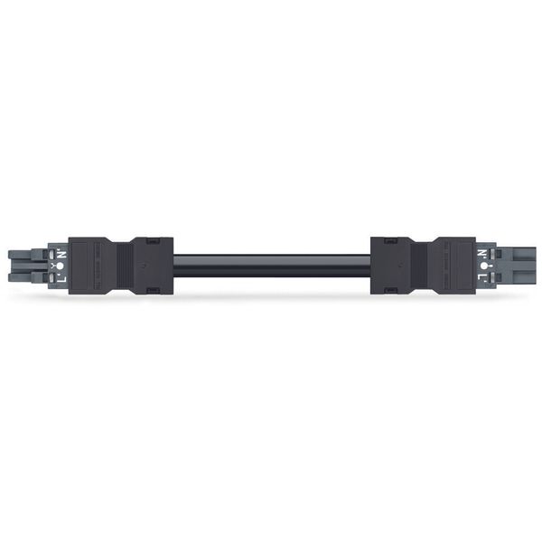 pre-assembled interconnecting cable;Eca;Socket/plug;dark gray image 2