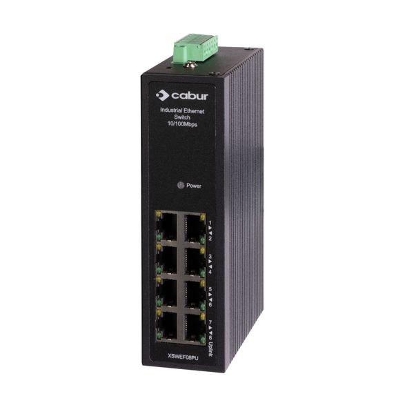 10/100Mbps fast ethernet switch 8-RJ45, unmanaged image 1