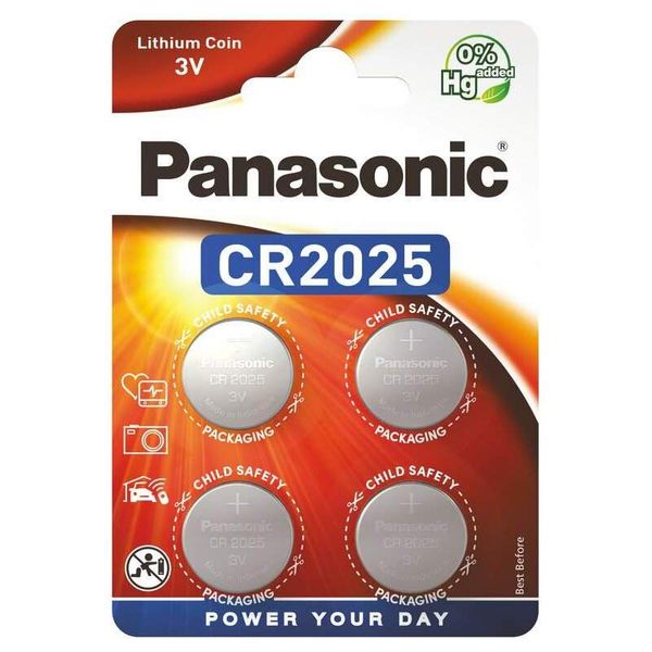 PANASONIC Lithium CR2025 BL4 image 1