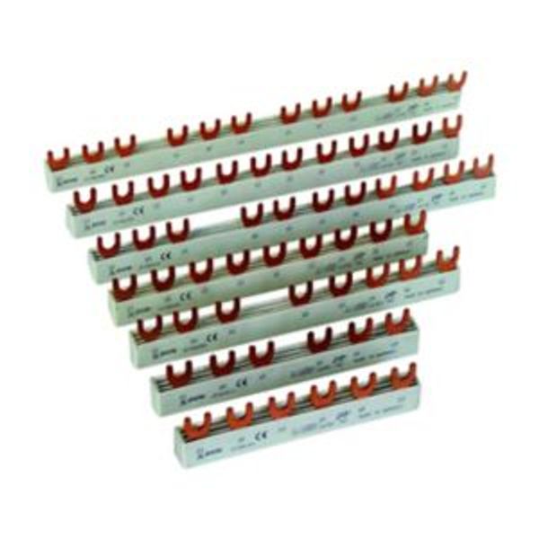 Phase busbar, 4-phases, 16qmm, fork connector, 12SU image 4