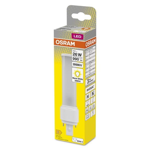 OSRAM DULUX LED D EM & AC MAINS 9W 830 G24D-3 image 11