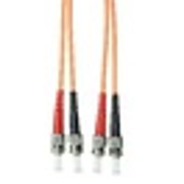 FO Patchcord Duplex ST/ST,62,5/125æm OM1, LS0H, orange,10m image 4