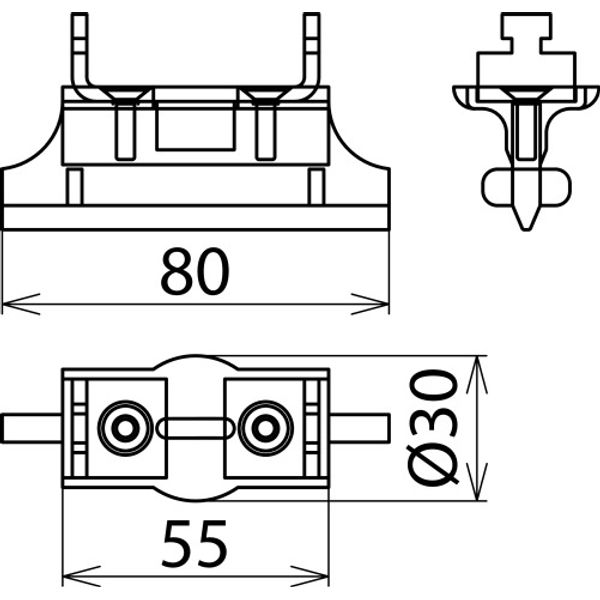 Locking element for NH fuse holders, size: 00 image 2