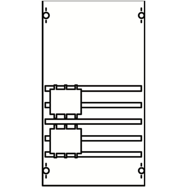 1V004A ComfortLine Distribution panel, 36 SU, Field Width: 1, 450 mm x 250 mm x 160 mm image 6