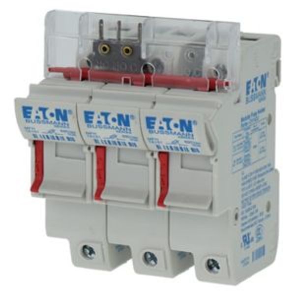 Fuse-holder, low voltage, 50 A, AC 690 V, 14 x 51 mm, 3P, IEC image 1