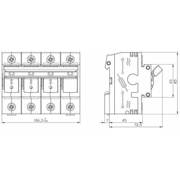 CORON 2 Switch disconnector D02, 3-pole+N image 1