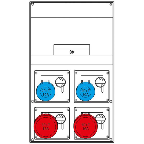 SURF.MOUNT.DISTRIBUTION ASSEMBLY DOMINO image 1