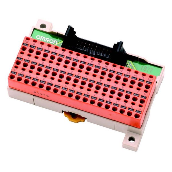 Terminal block, MIL20 socket, 20 point output, screwless connections image 3