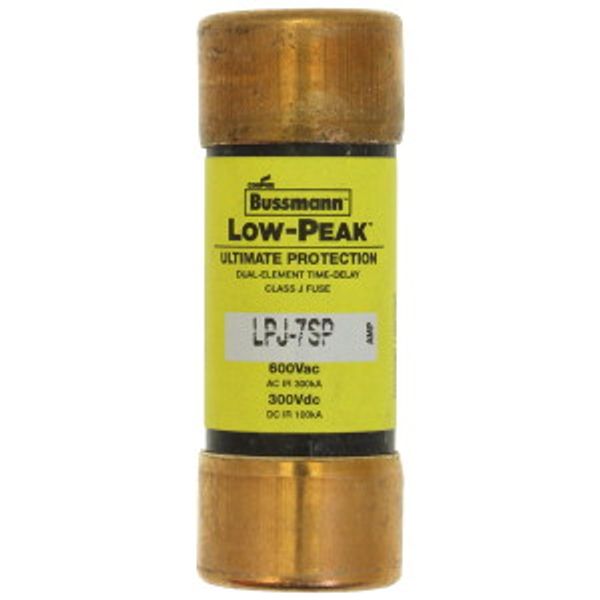 Fuse-link, LV, 7 A, AC 600 V, 21 x 57 mm, J, UL, time-delay image 6