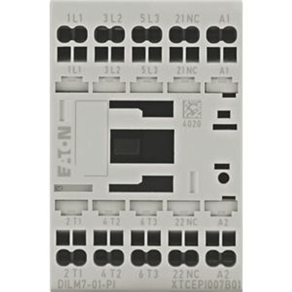 Contactor, 3 pole, 380 V 400 V 3 kW, 1 NC, 42 V 50 Hz, 48 V 60 Hz, AC operation, Push in terminals image 10