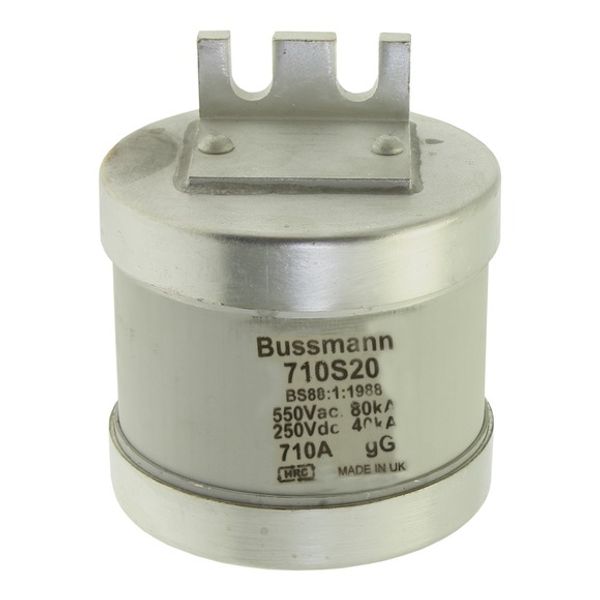 Fuse-link, low voltage, 710 A, AC 550 V, DC 250 V, BS88, 83 x 112 mm, gL/gG, BS image 3