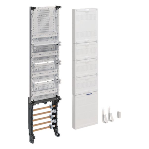 Installation kit, univers Z, with busbars, 3 x RfZ and APZ above, 1050 mm image 1