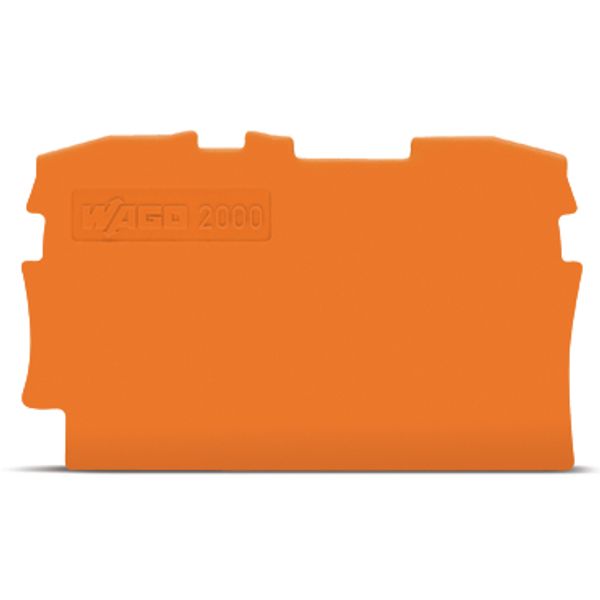 2000-1292 End and intermediate plate; 0.7 mm thick; orange image 2