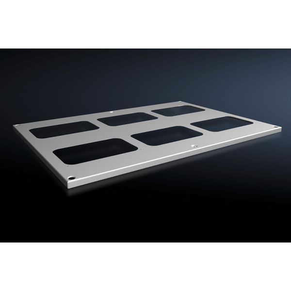 VX Roof plate, WD: 850x600 mm, for cable entry glands image 1