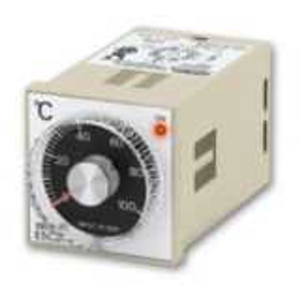 Temp. controller, LITE, 1/16 DIN, 48x48mm,Dial knob,On-Off Control,Pt1 image 1
